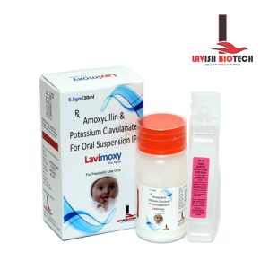 AMOXYCILLIN 200MG + POTASSIUM CLAVULANATE 28.5MG (DRY SYRUP) WITH WFI 30 MLCTN