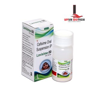 CEFIXIME TRIHYDRATE 50MG (DRY SYRUP) WITH WFI30 MLCTN
